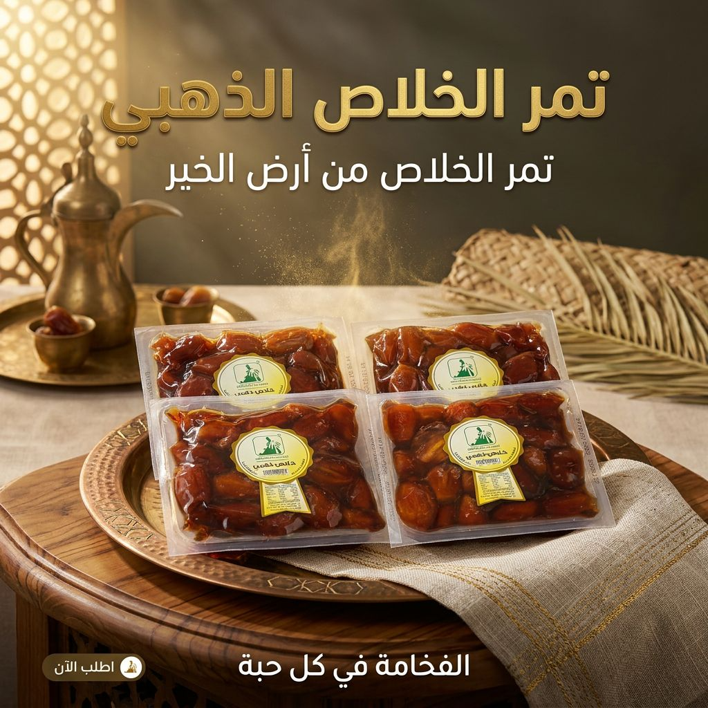 خلاص ذهبي 1/2كجم × 12 عبوة