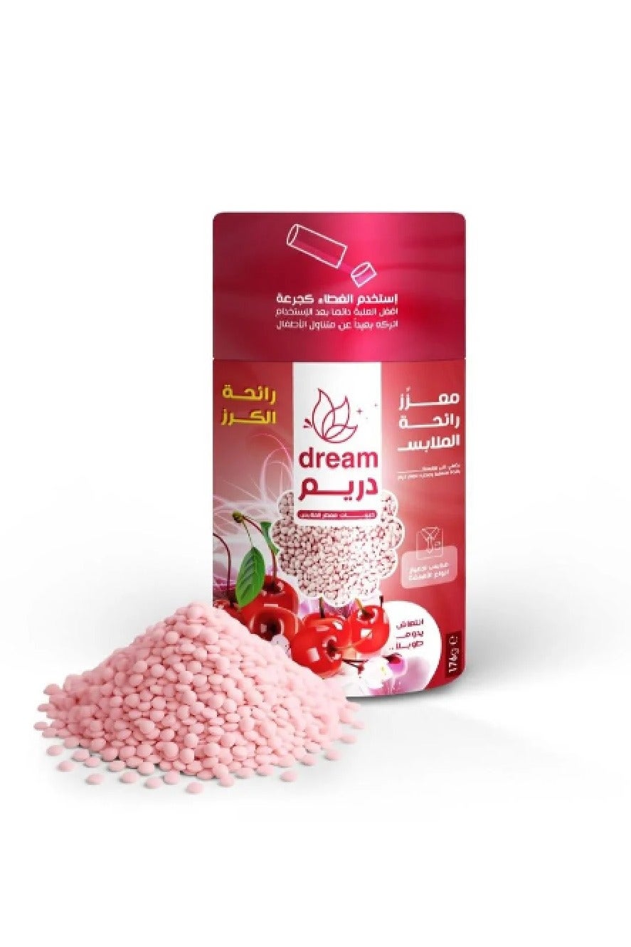 حبيبات معطرة للملابس برائحة الكرز، مناسب لجميع أنواع الأقمشة، 176جم - 