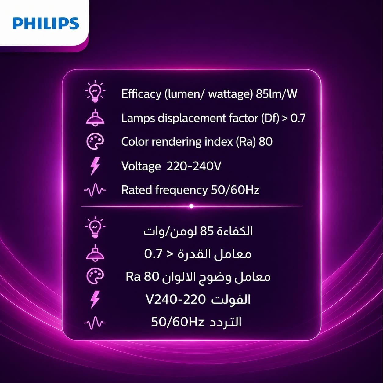 إنارة سقفية LED دائرية 24 واط – إضاءة دافئة 3000K – 2050 لومن – موفرة 