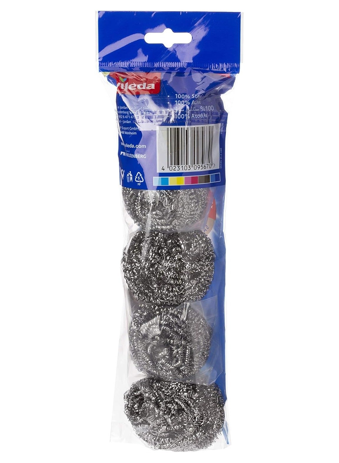 سلك جلي جليتزي اينوكس من الستانلس ستيل المقاوم للصدأ، تنظيف قوي وفعال 