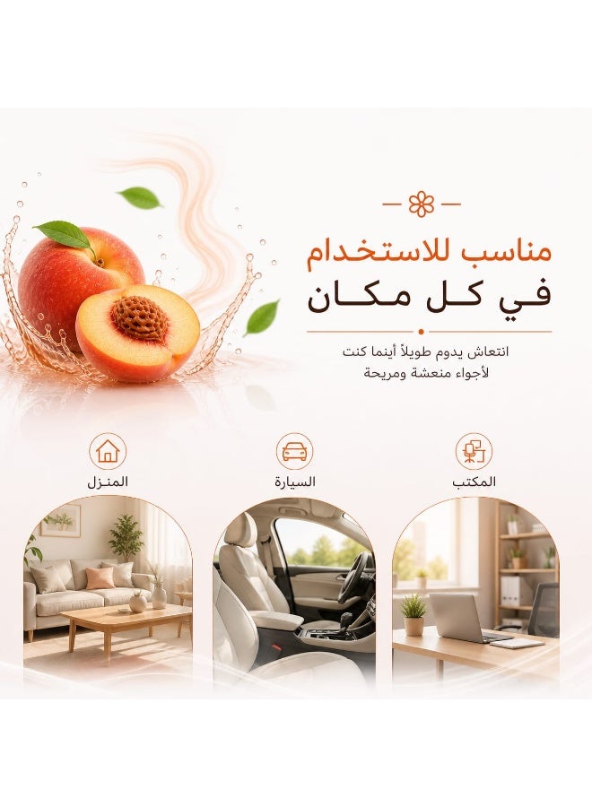 معطر جو برائحة الخوخ، 460 مل - صورة 2