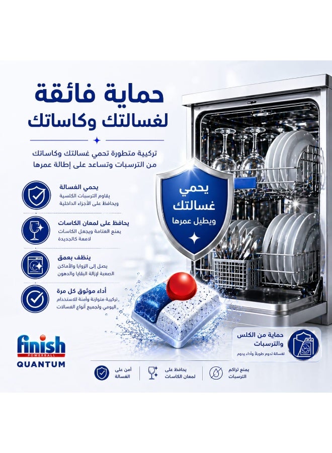 اقراص باور كوانتم الكل في 1 لغسالات الصحون، 15 قرص - صورة 3
