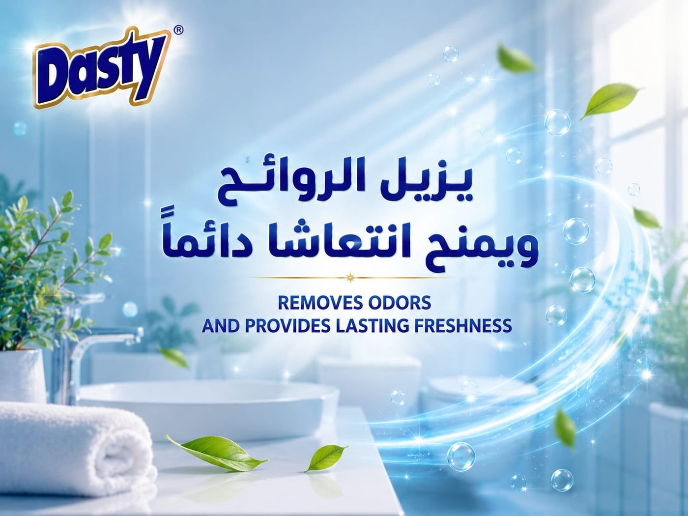 منظف حمامات ومعطر متعدد الاستخدام 700 مل – يزيل الروائح والبقع ويمنح ل