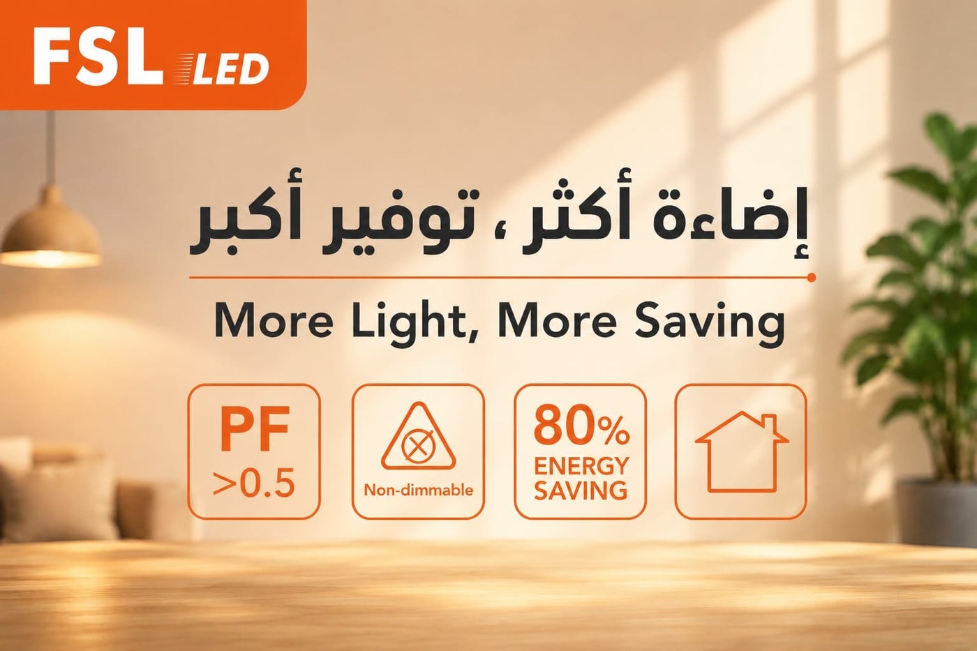 لمبة LED فيلمنت 7.5 واط إضاءة دافئة 2700K موفرة للطاقة - صورة 6