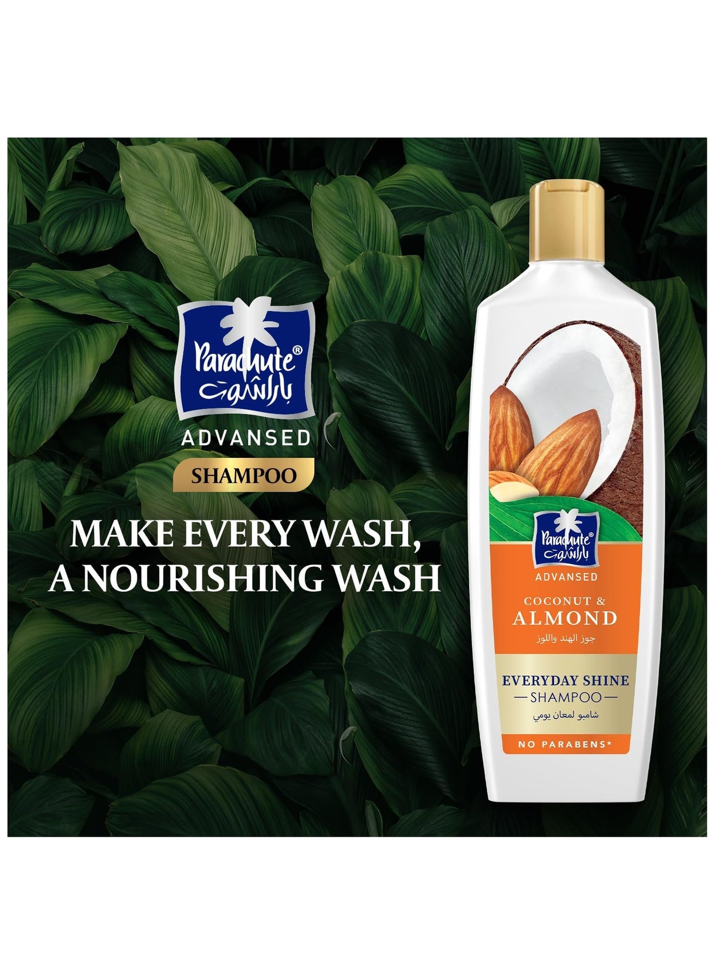 Daily Shine Shampoo with Coconut & Almond 340ml - صورة 4
