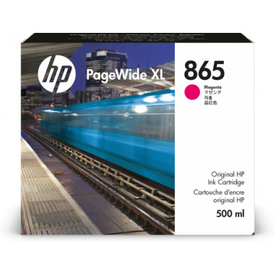 خرطوشة طباعة حبرية HP 865 سعة 500 مل احمرعريضة بحجم XL