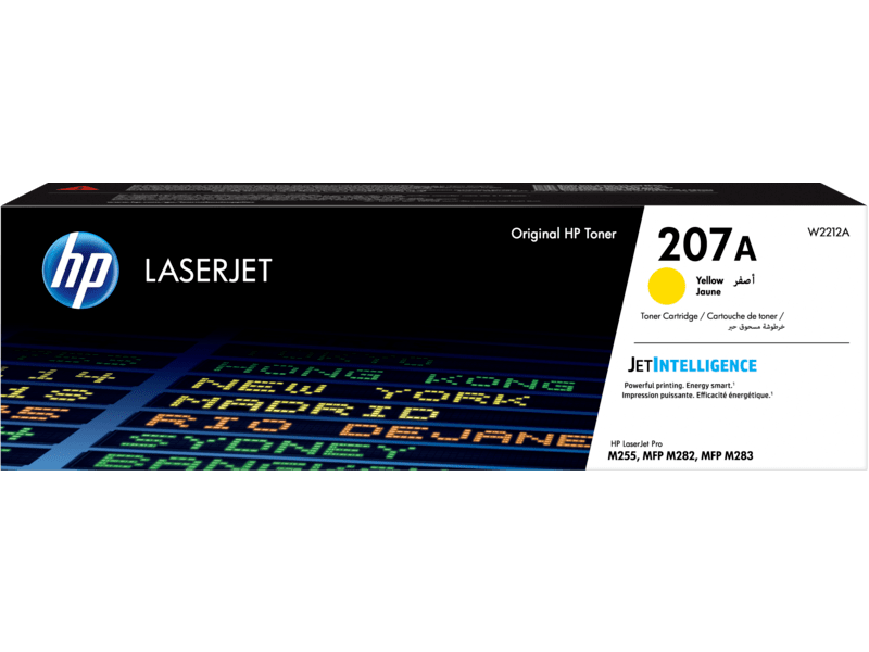 HP 207A Yellow LaserJet Toner Cartridge خرطوشة مسحوق حبر أصفر لطابعة W2212A