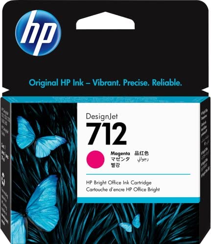 HP 712 29-ml Magenta DesignJet Ink Cartridge مل خرطوشة حبر احمر ديزاين جيت