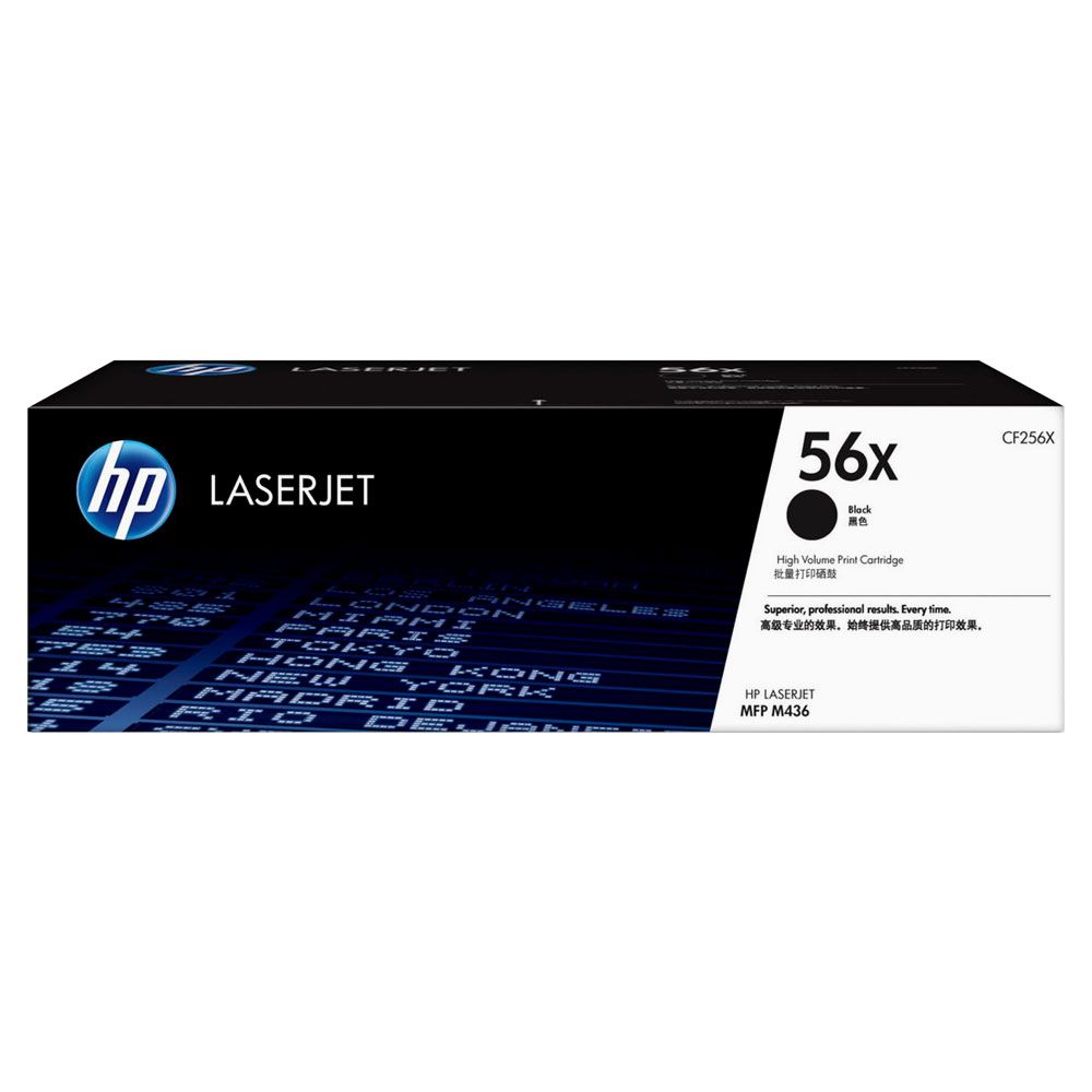 HP 56X High Yield Black Original LaserJet Toner Cartridge خرطوشة حبر ليزر جيت أصلية سوداء عالية الإنتاجية