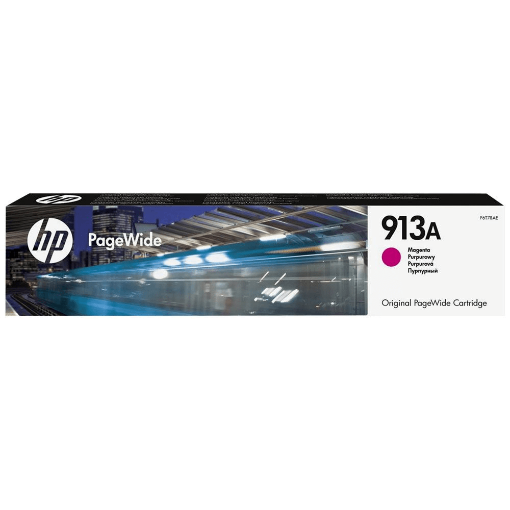 HP 913A Magenta Original PageWide Cartridge خرطوشة أصلية حمراء