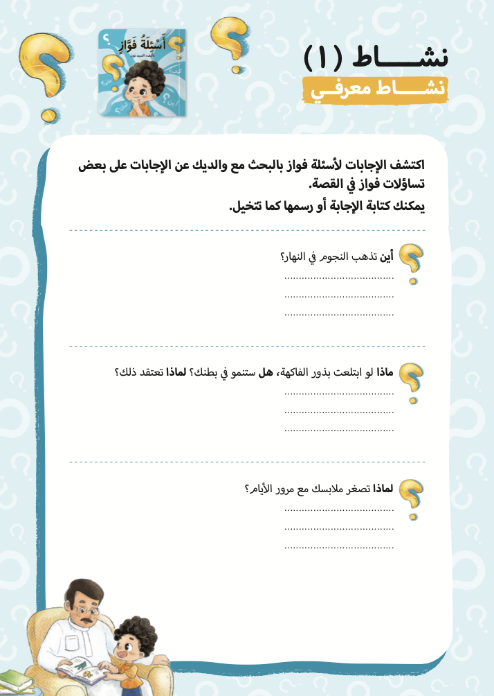 أنشطة زسئلة فواز 