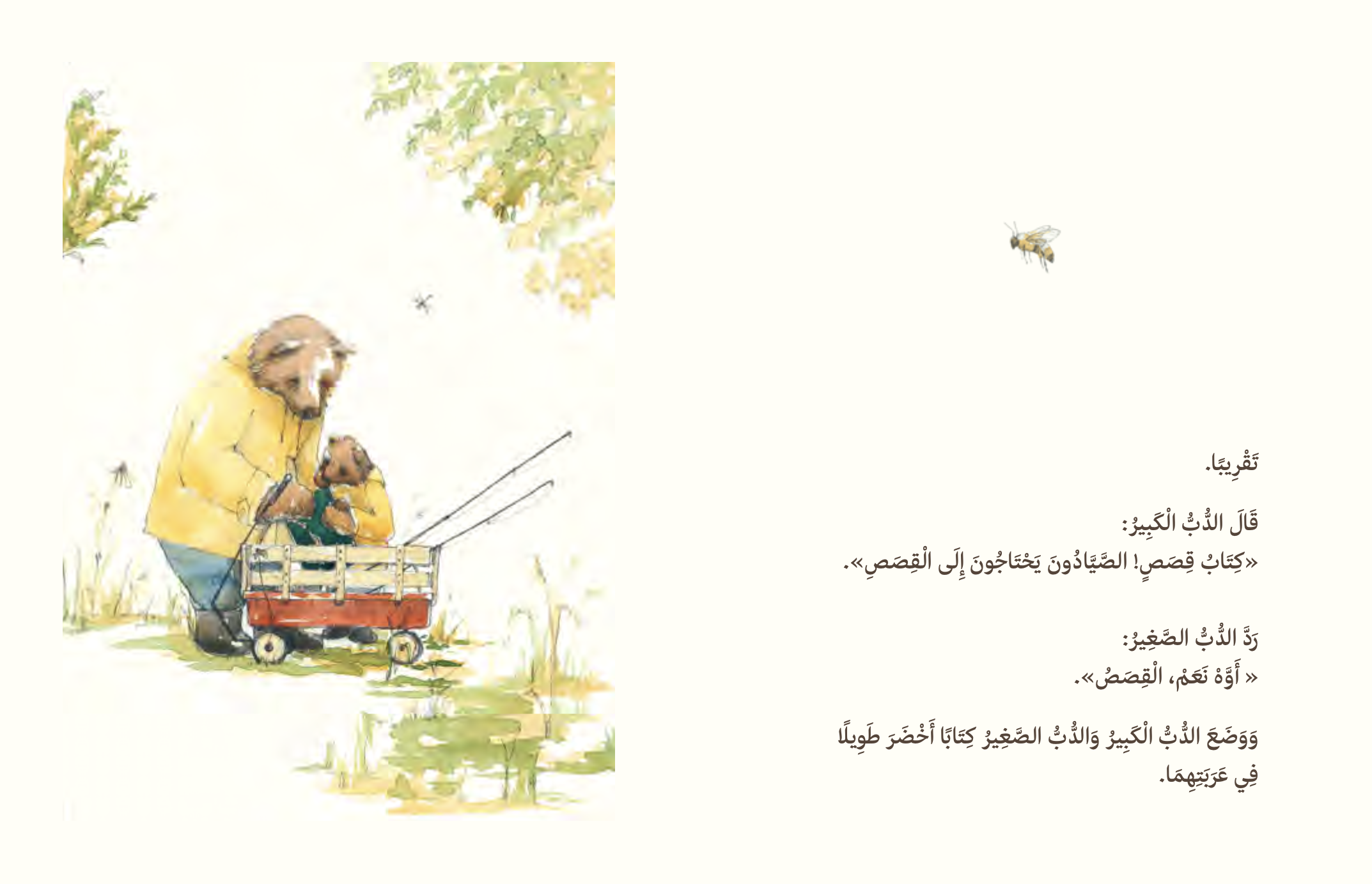 الدب الكبير والدب الصغير يذهبان للصيد