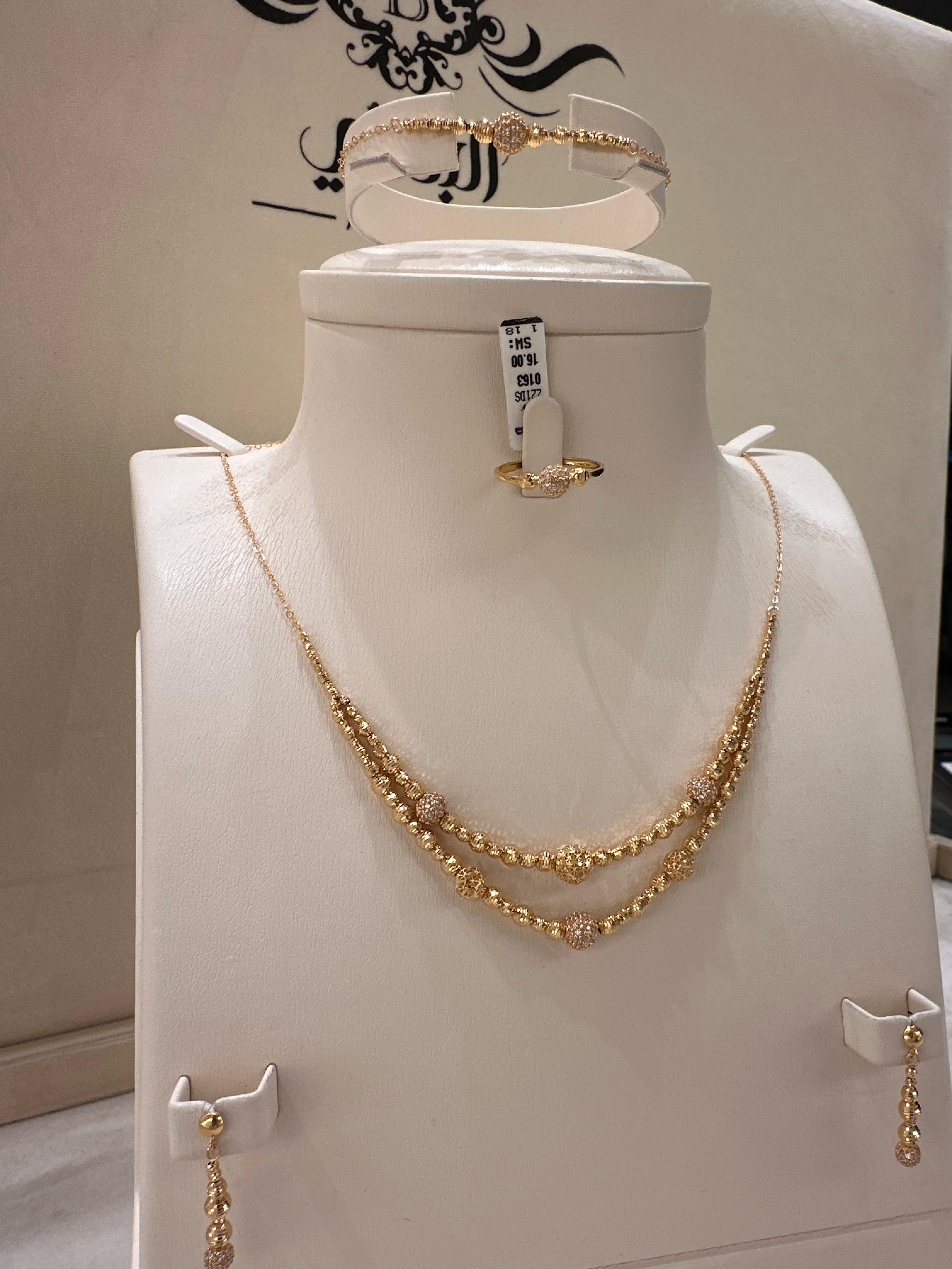 اطقم ذهب شبكة