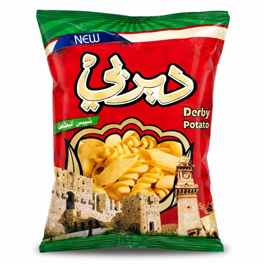  Derby Potato Chips - 17 Pieces × 16 g 