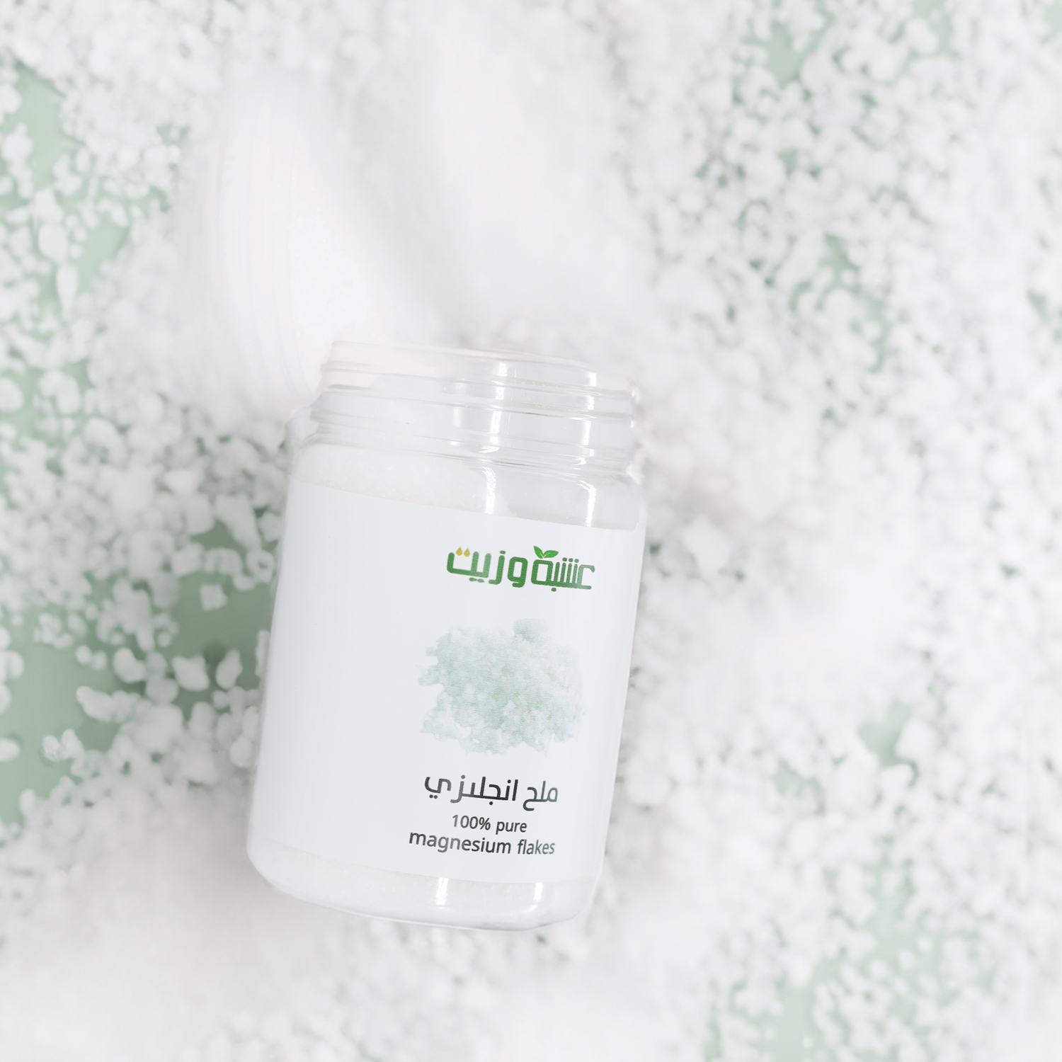  100% Pure English Magnesium Salt - Herb and Oil 220 g 