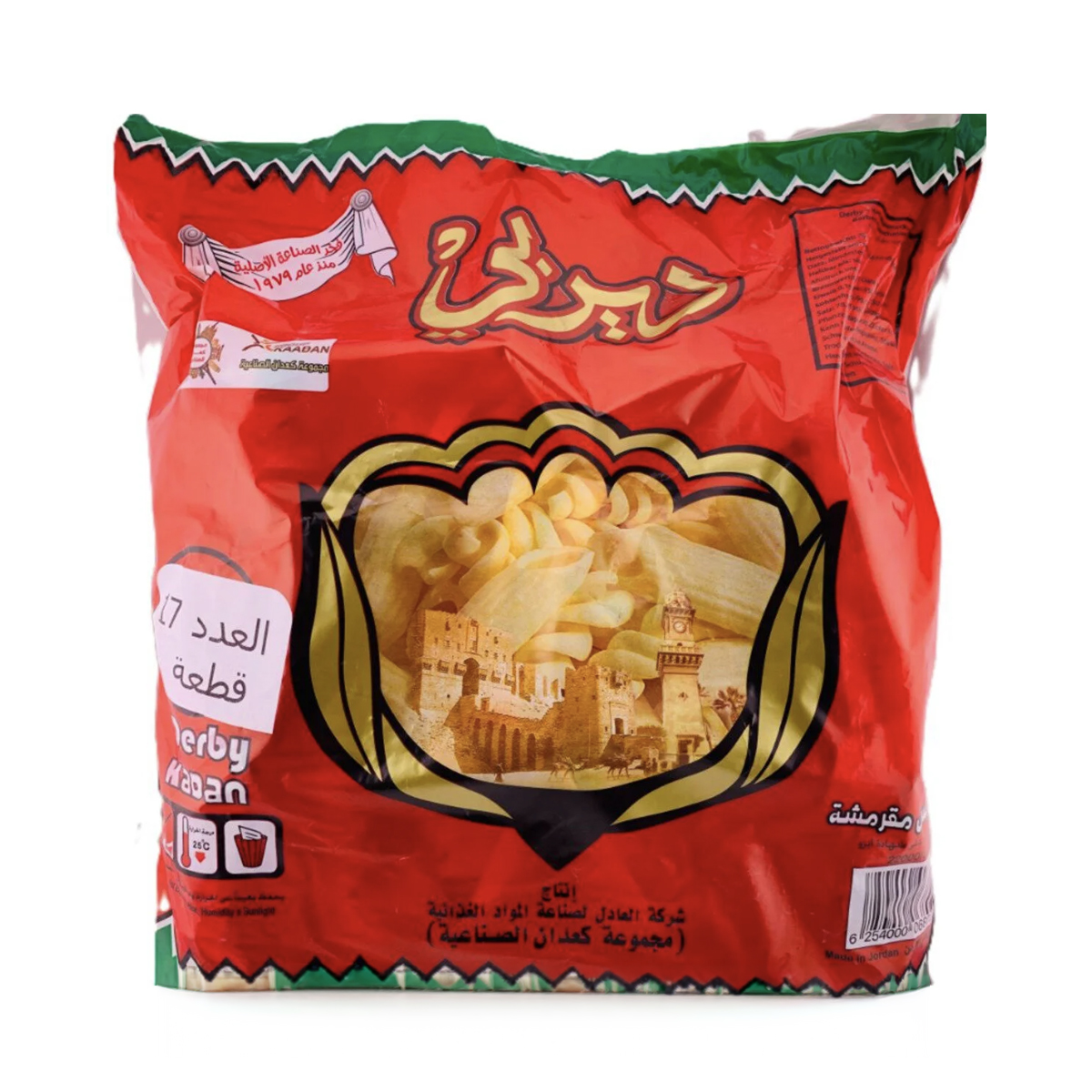  Derby Potato Chips - 17 Pieces × 16 g 