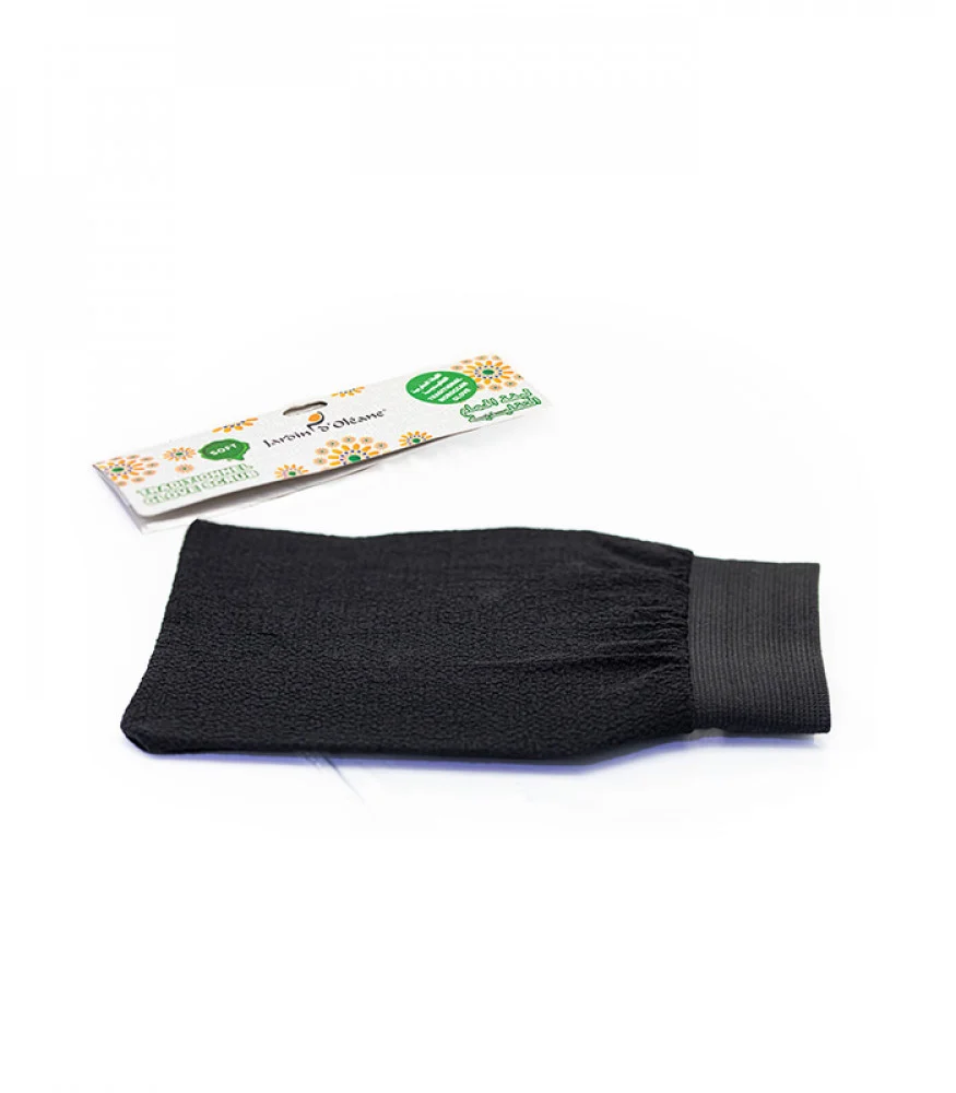  Traditional Soft Black Moroccan Loofah – Garden de Olean 