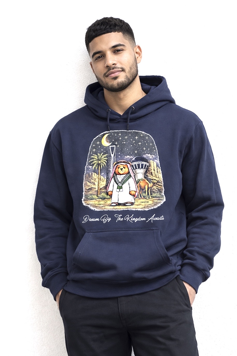 Navy blue hoodie 