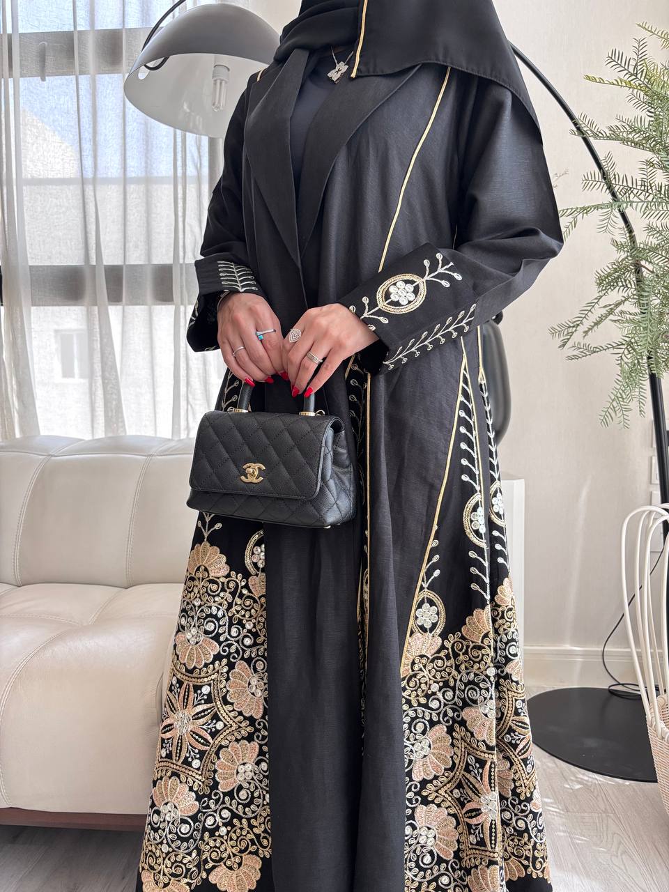  عباية  لنن 