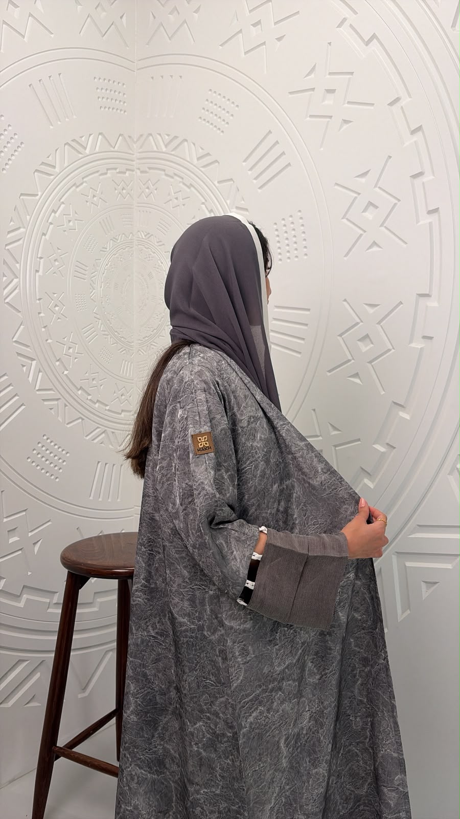  عباية جاكار تحديد اكمام 