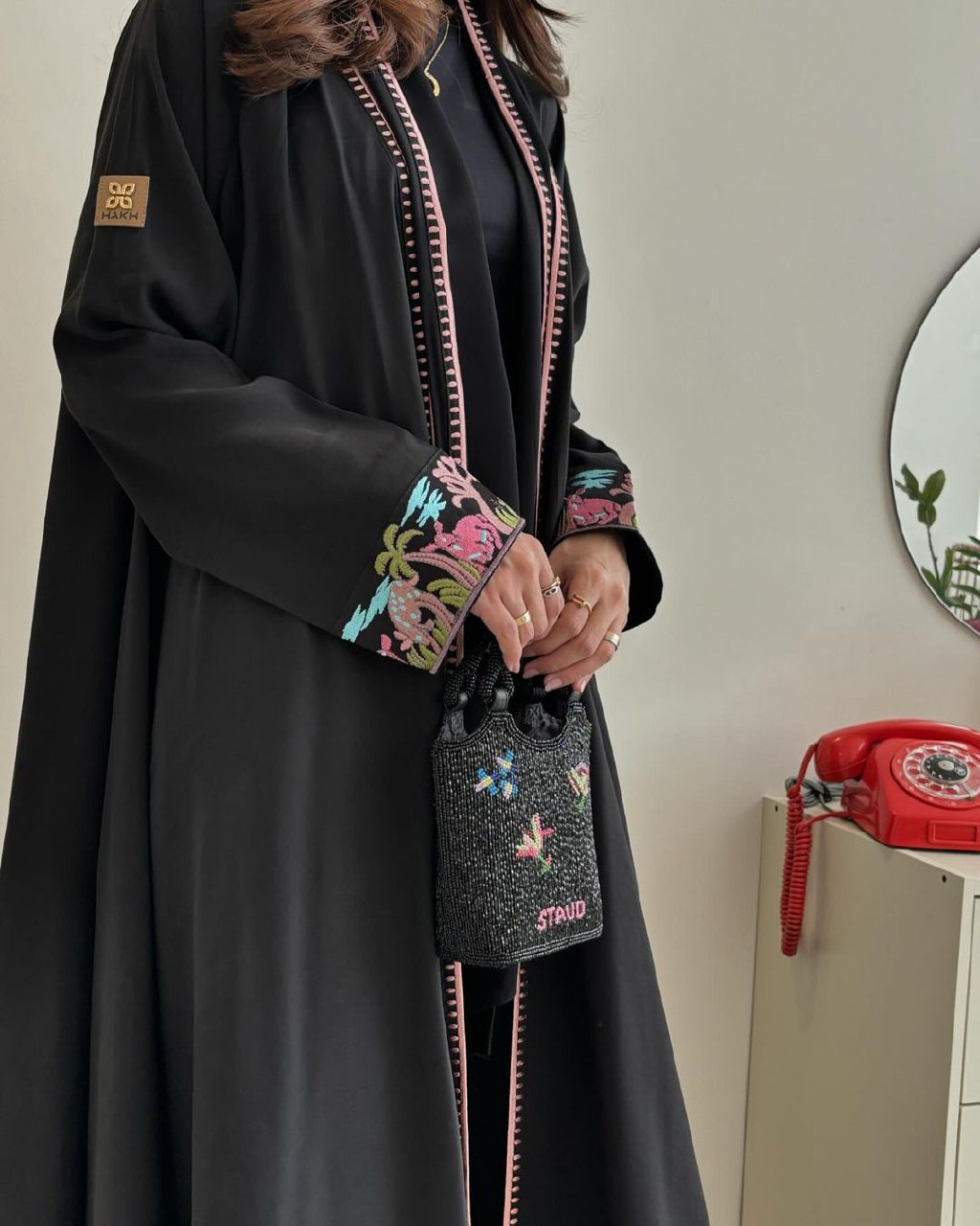  عباية كريب ياباني دبل كلوش سوسي  