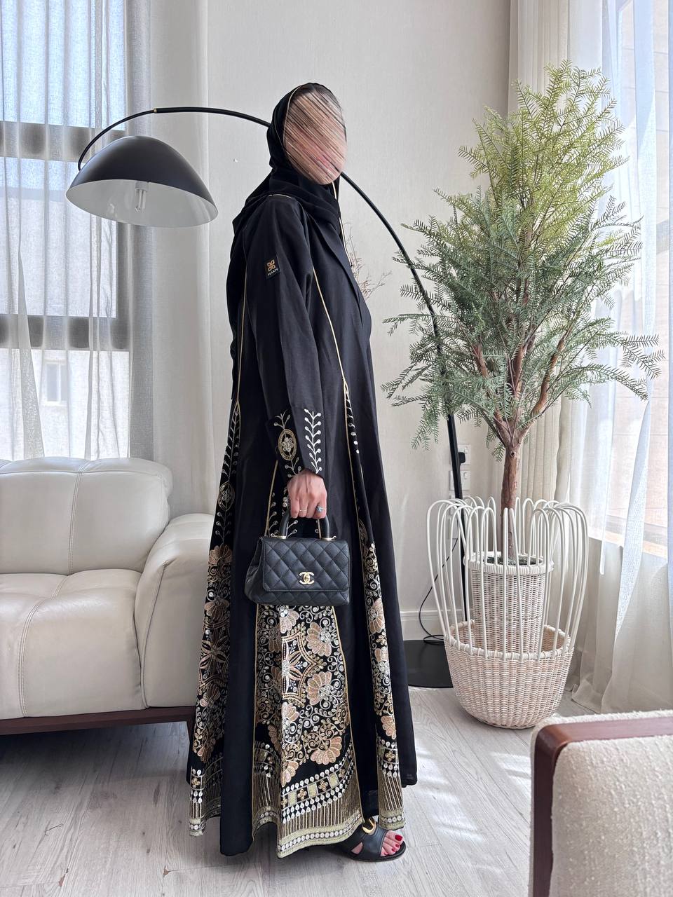  عباية  لنن 