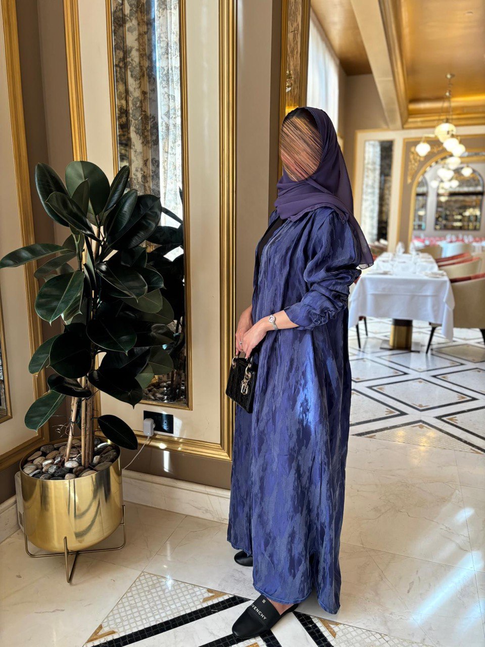  عباية جاكار ياباني مغسول تصميم 