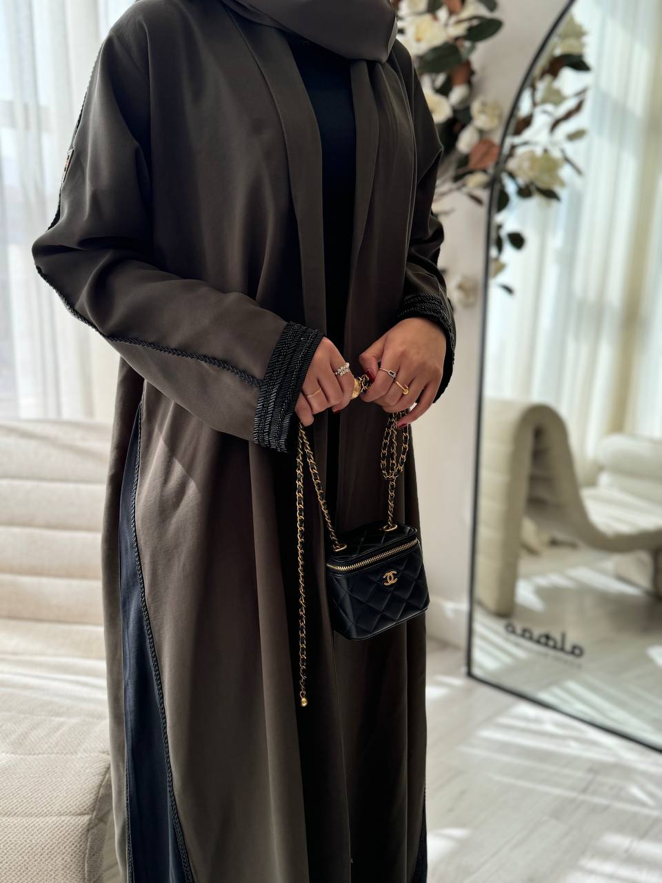  عباية كريب لونين كم شك 