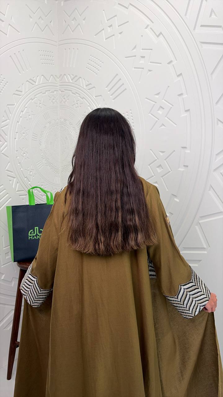  عباية لينن سديري تفتة 