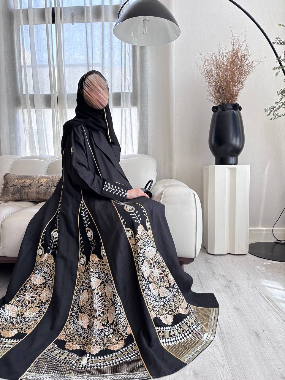  عباية  لنن 