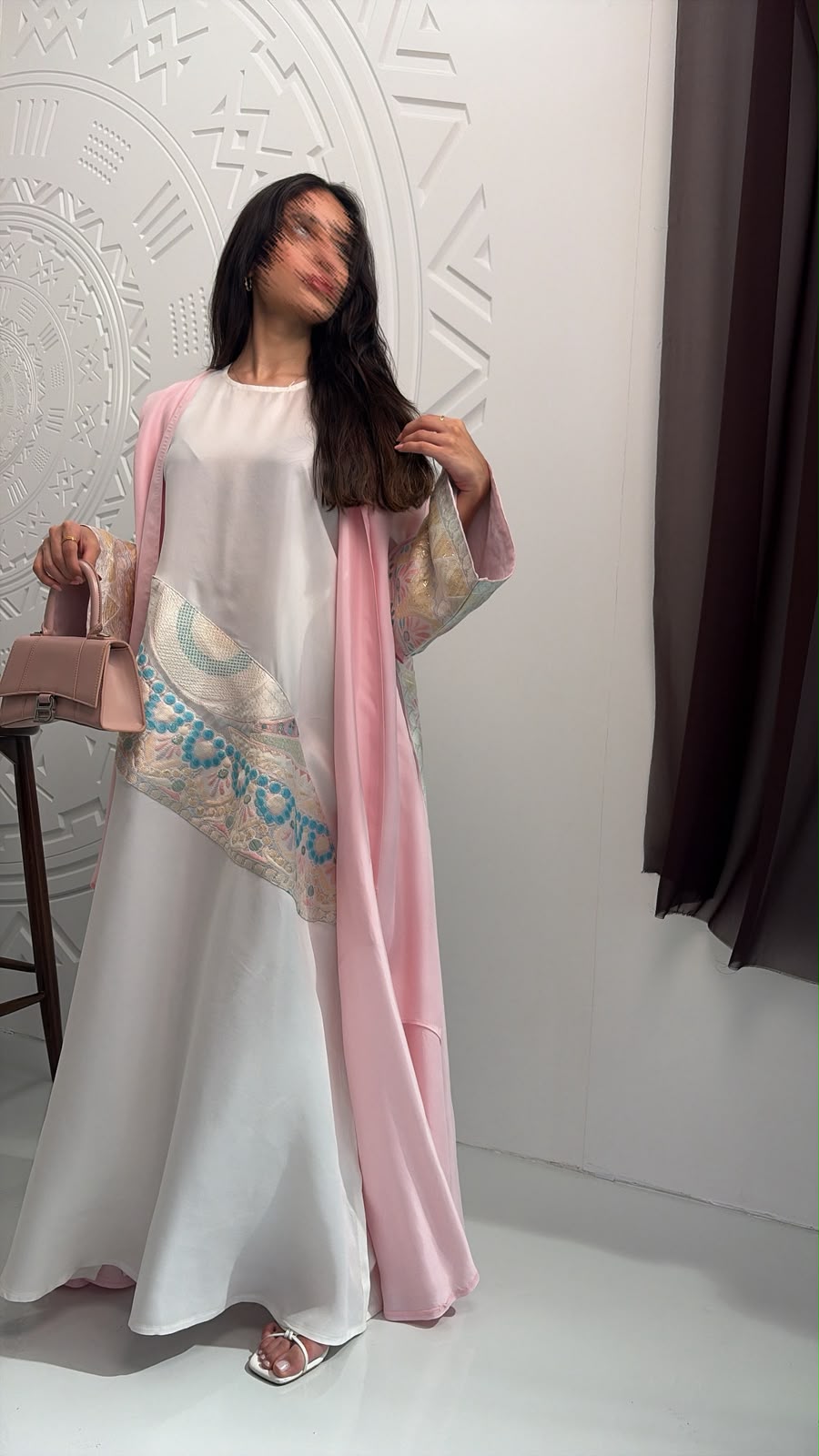  عباية مع فستان تصميم 