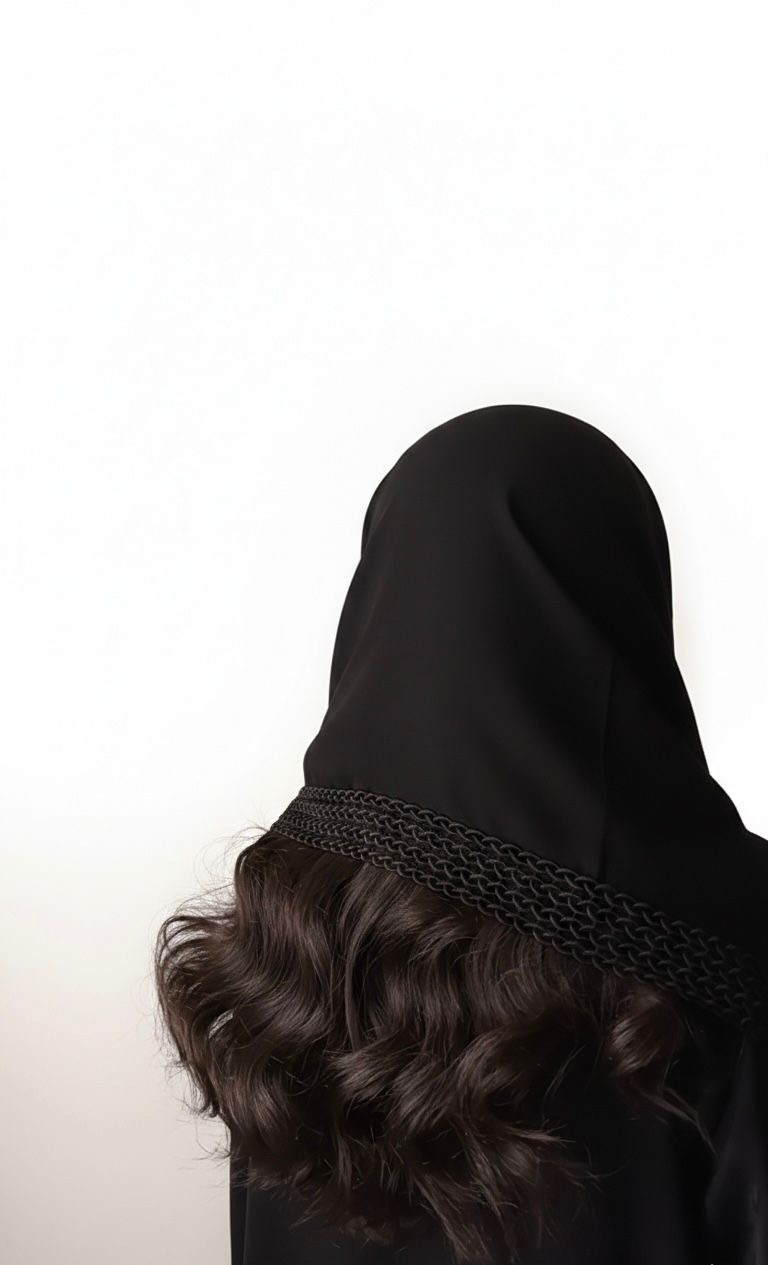  طرحة جديلة 
