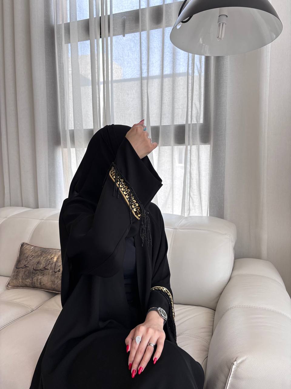  عباية حرير كوري 