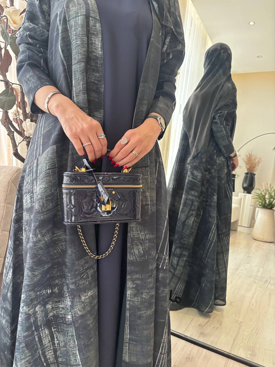  عباية لنن طباعه 