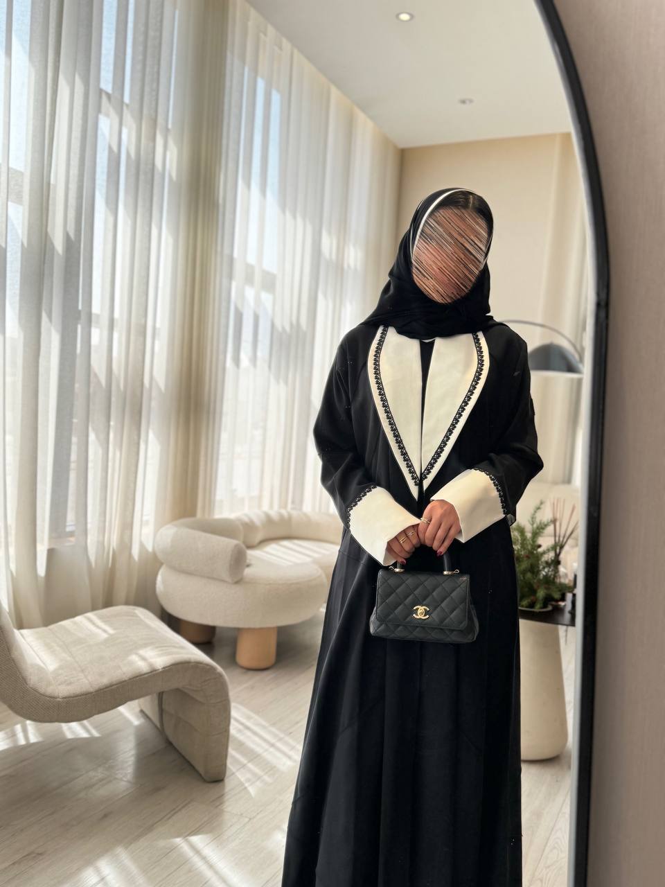  عباية كريب تحديد خياط تكسير 