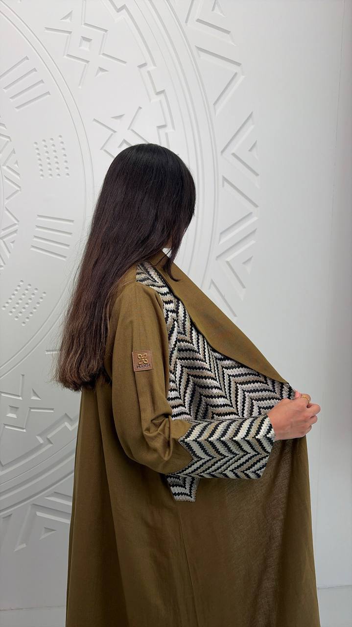  عباية لينن سديري تفتة 