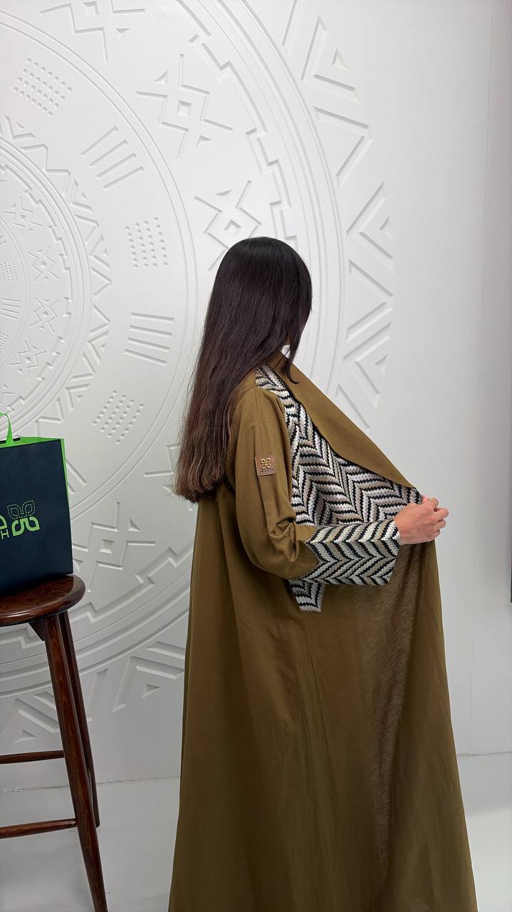  عباية لينن سديري تفتة 