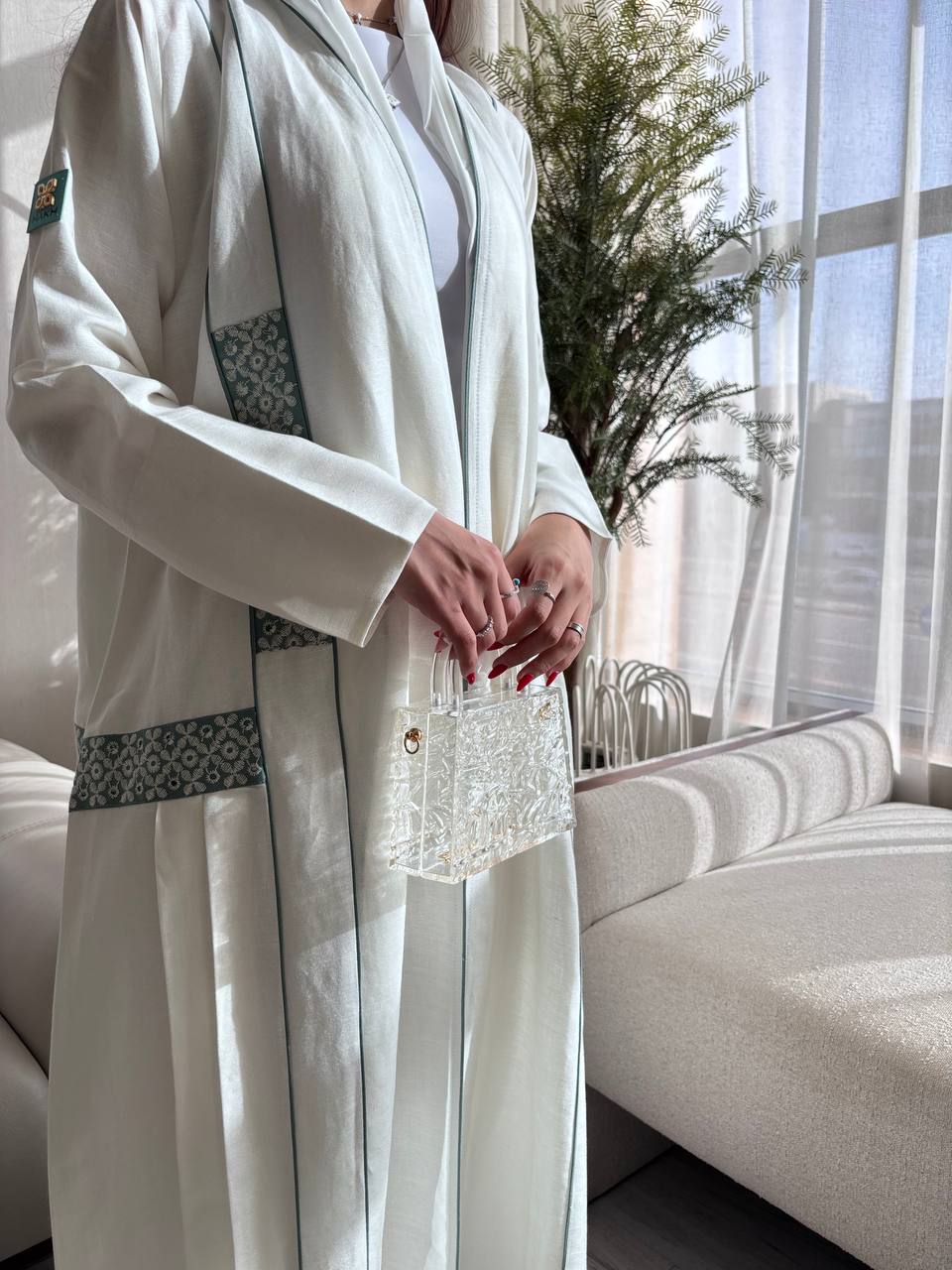  عباية لنن 
