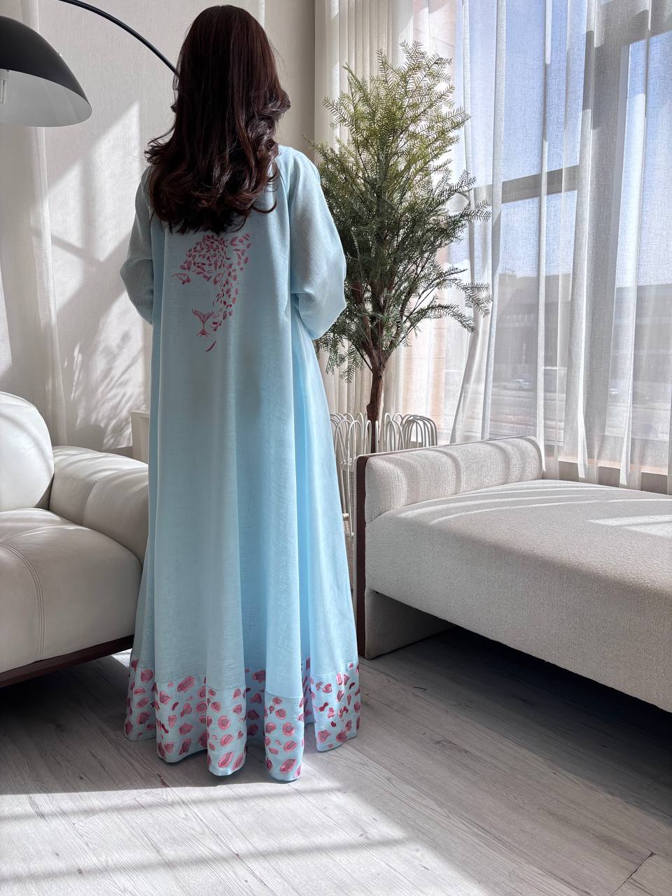  عباية لنن 