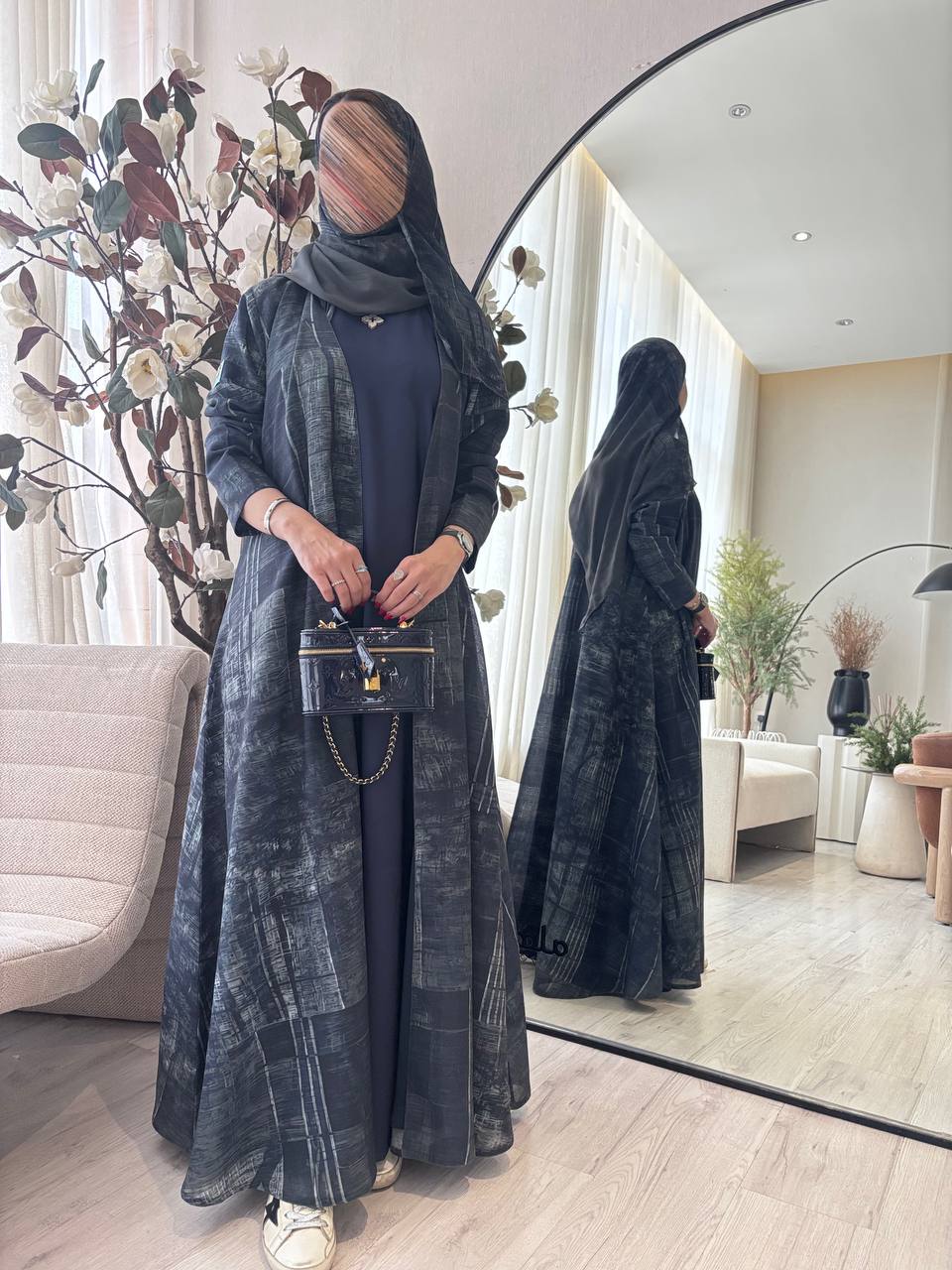  عباية لنن طباعه 