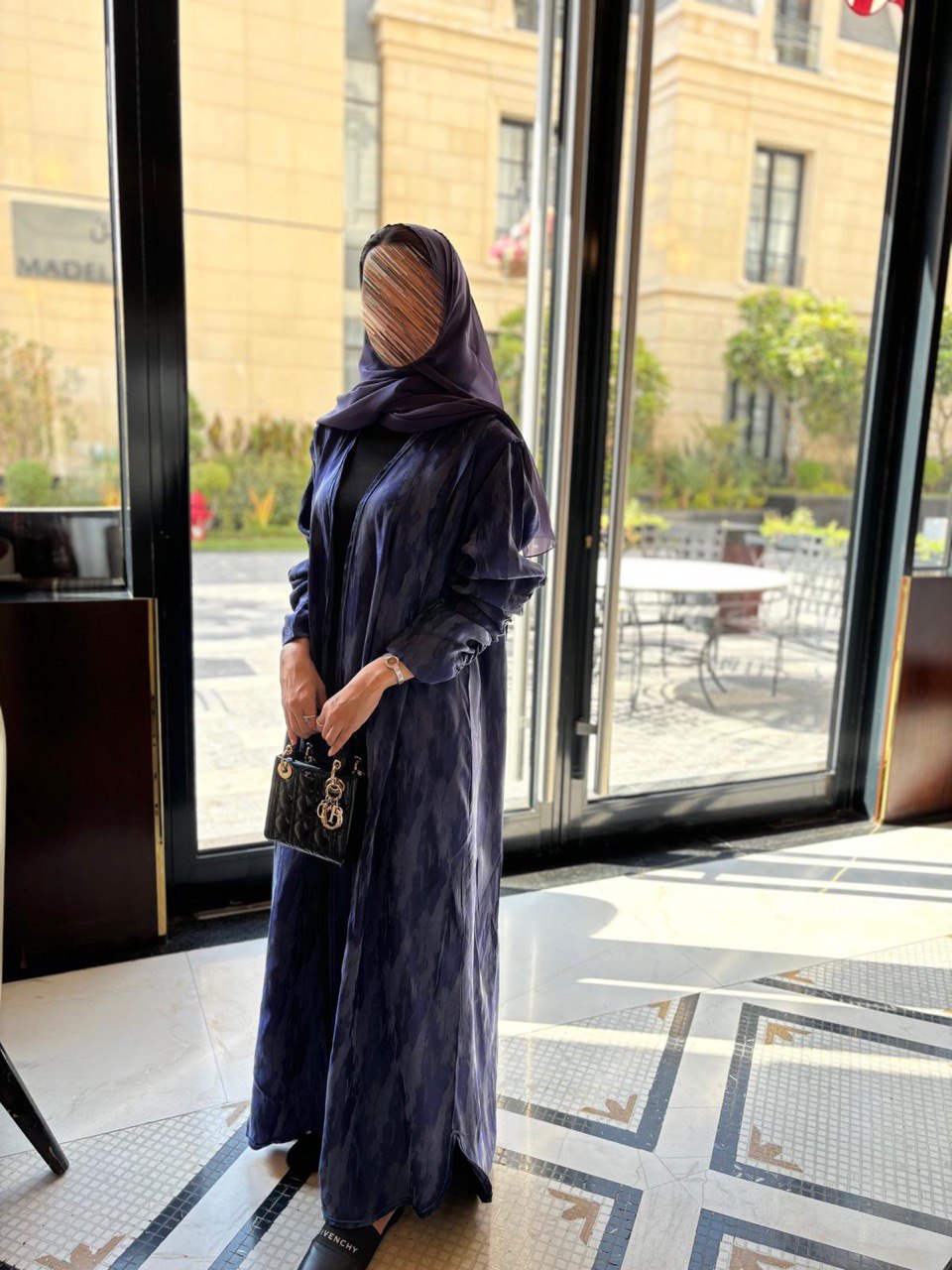  عباية جاكار ياباني مغسول تصميم 