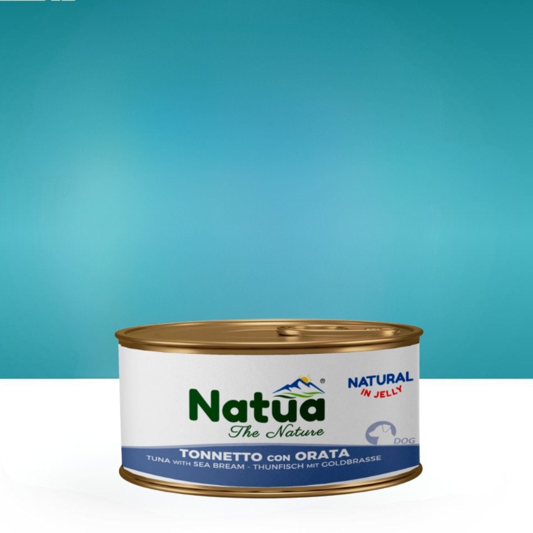  ناتوا اكل رطب للكلاب فيليه التونة مع سمك الدنيس 85g 
