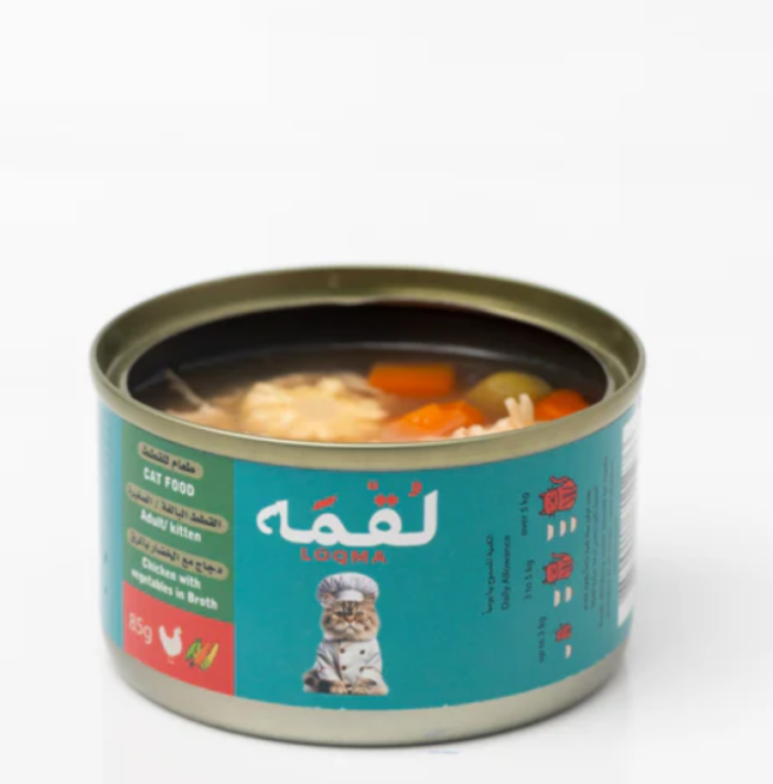  Chicken with Vegetables in broth 85g 