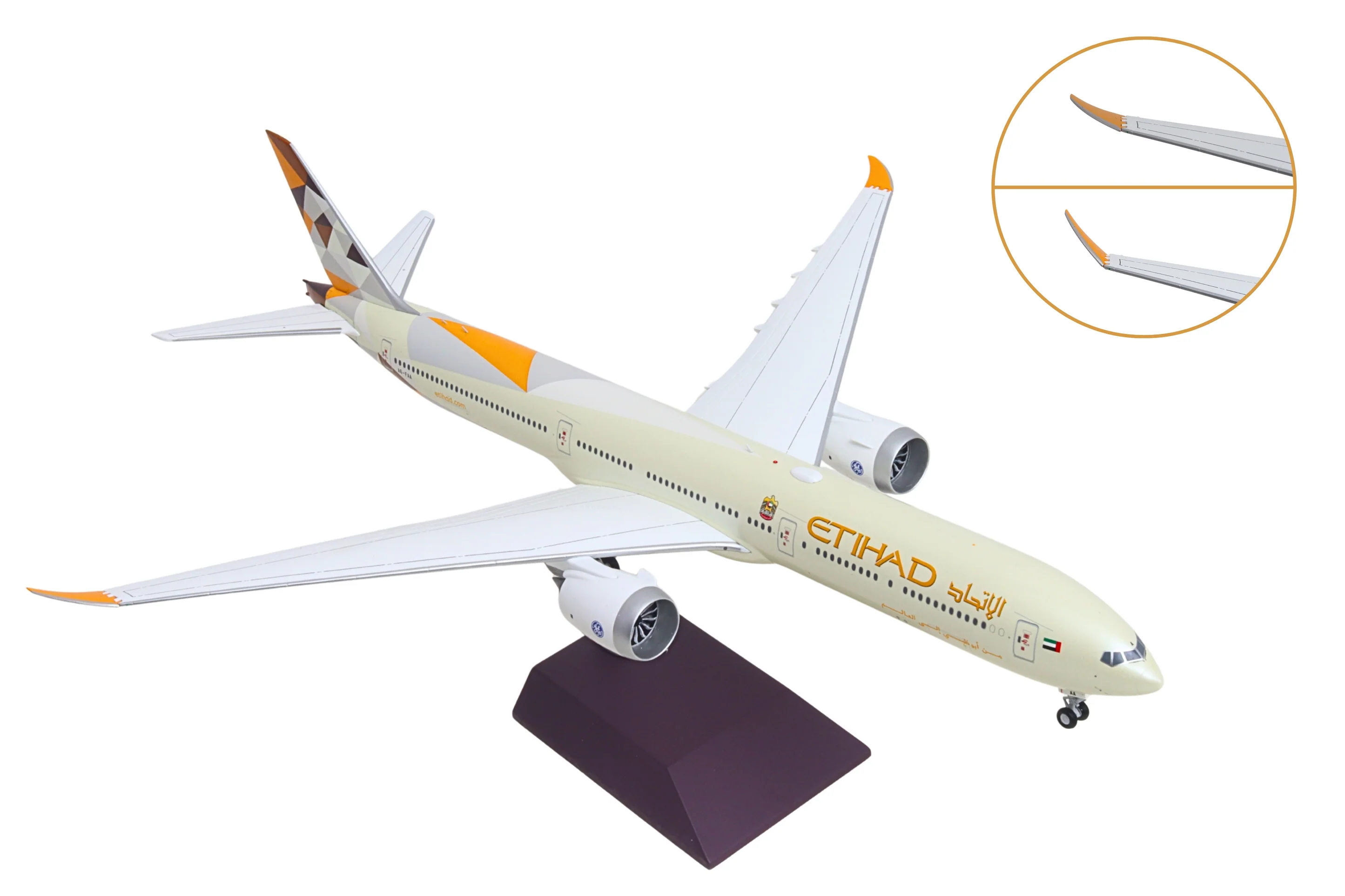 Etihad Airways Boeing 777-9X 1:200 Scale Diecast Model by Ge