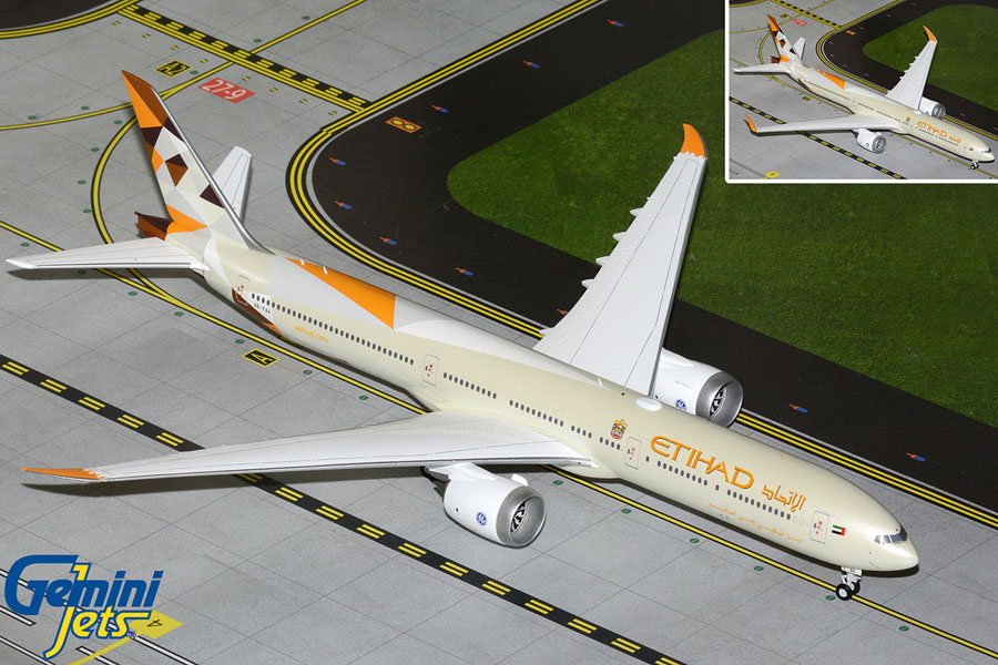 Etihad Airways Boeing 777-9X 1:200 Scale Diecast Model by Ge