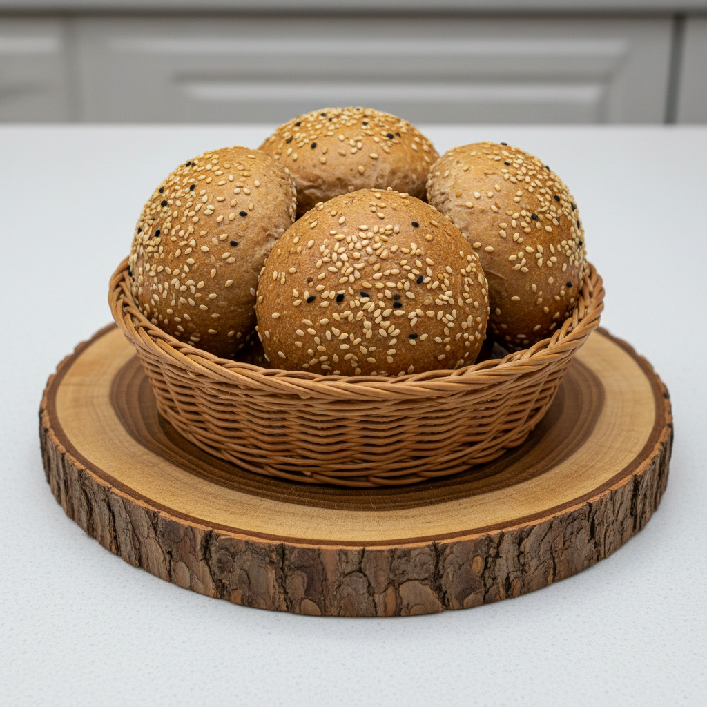 رول التمربالسمسم وحبة البركة