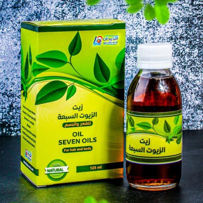  Seven Oils Hair & Body Oil 125ml - Al Lahidan 
