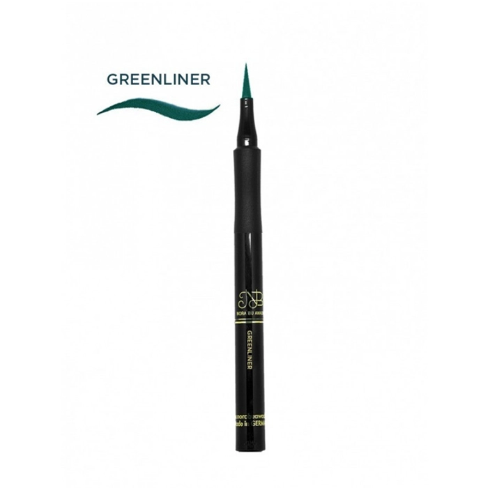  Liquid eyeliner green color - Noura bu Awad 