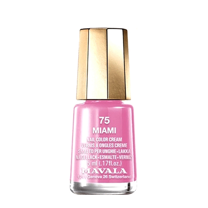  Mavala Nail Polish 75 Miami | Long-Lasting Original Swiss Nail Lacquer 