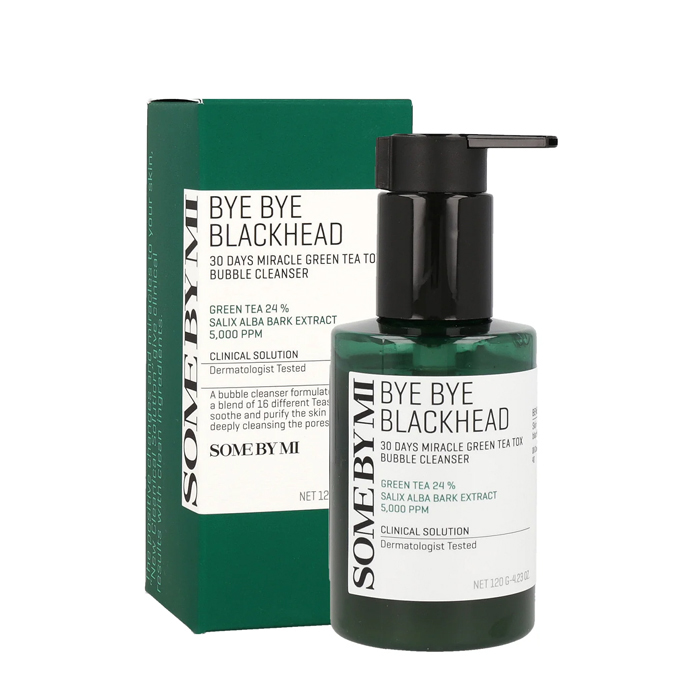  Skin Cleansing Foaming Blackhead Remover Cleanser 120g - Some By Mi 